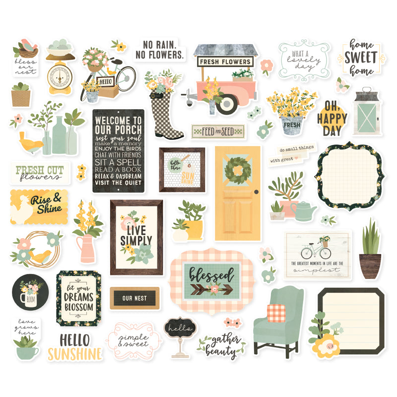 Bits & Pieces - Spring Farmhouse