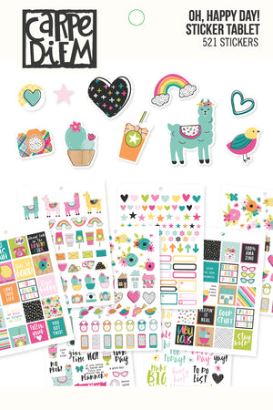 A5 Oh, Happy Day! Sticker Tablet