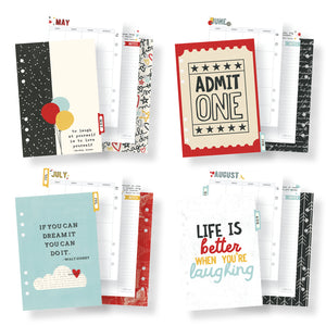 A5 Say Cheese Monthly Planner Inserts Box Set