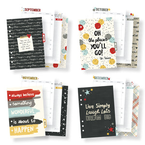 A5 Say Cheese Monthly Planner Inserts Box Set