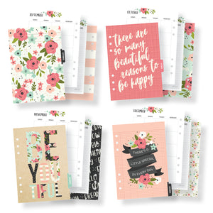 A5 Bloom Monthly Planner Inserts