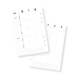 A5 Fitness Planner Inserts Set