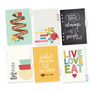 A5 Recipe Planner Inserts Set