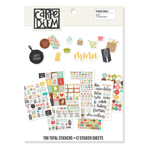 A5 Recipe Sticker Tablet