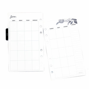 Personal Monthly - Beautiful Planner Inserts