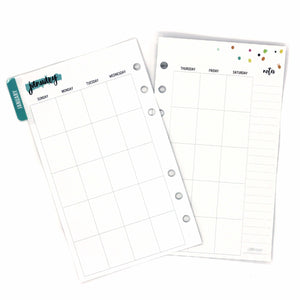 Personal Monthly - Good Vibes Planner Inserts