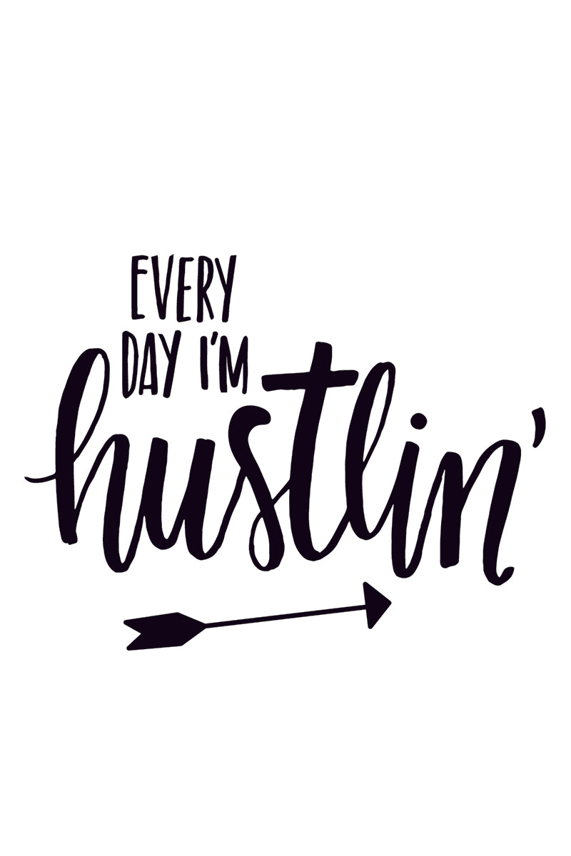 Small Planner Decal - I'm Hustlin'